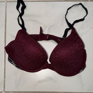 PINK Victoria's Secret Burgundy Bra